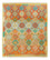 Alfombra Kelim - Splash - 205 x 155 cm - verde