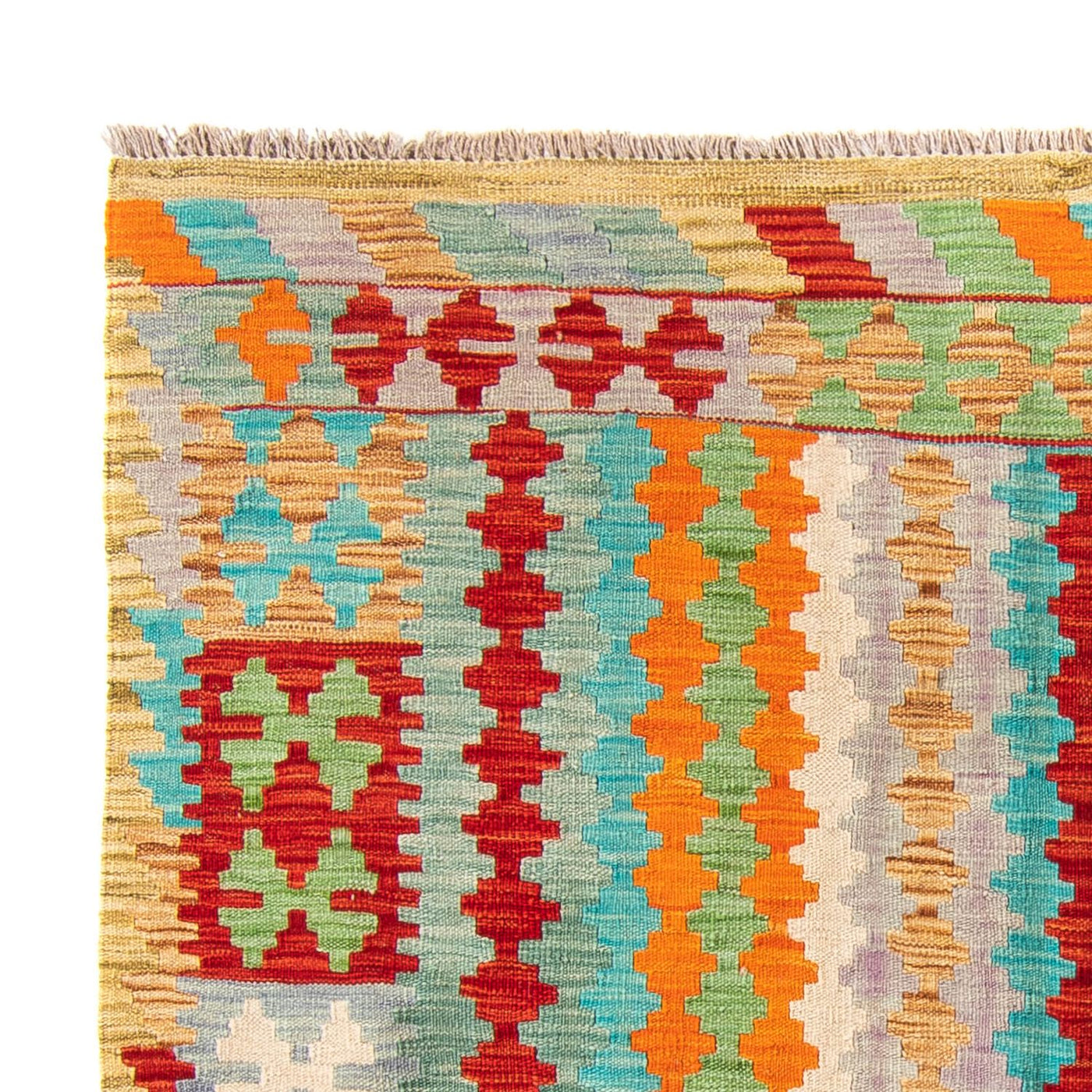 Kilim Maimana Alfombra 200x153cm - Alfombra de lana