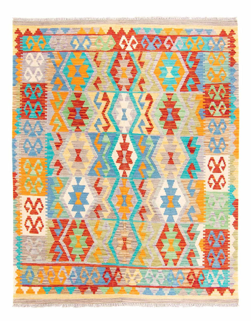 Alfombra Kelim - Splash - 203 x 152 cm - multicolor