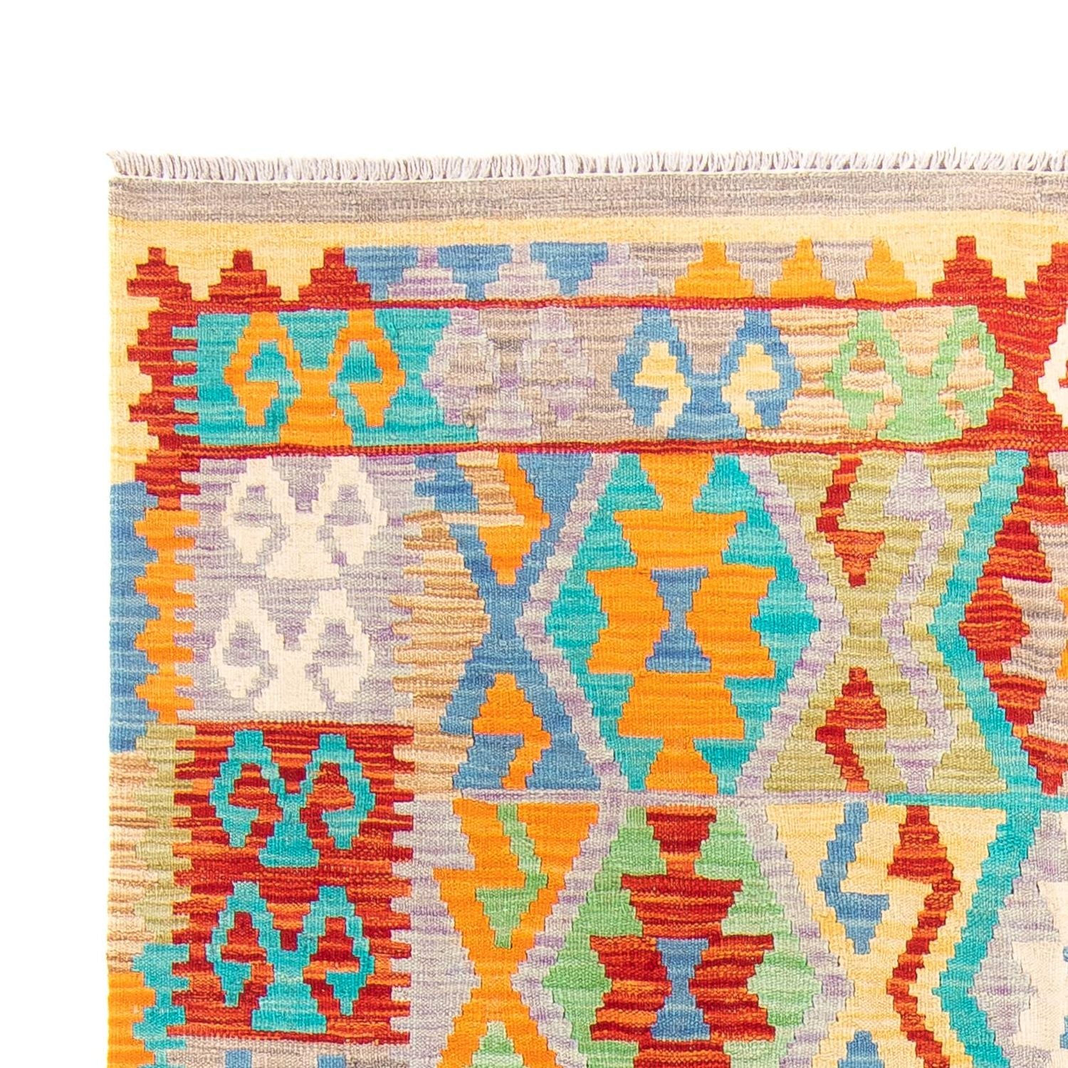 Alfombra Kelim - Splash - 203 x 152 cm - multicolor