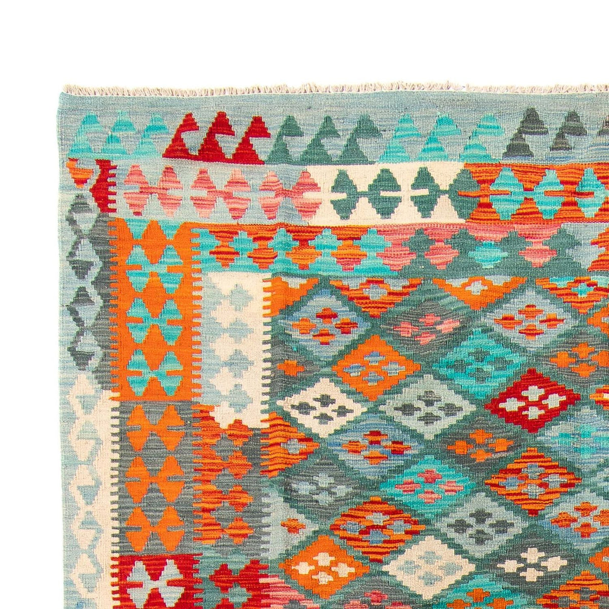 Kilim Maimana Alfombra 202x305cm - Alfombra de lana