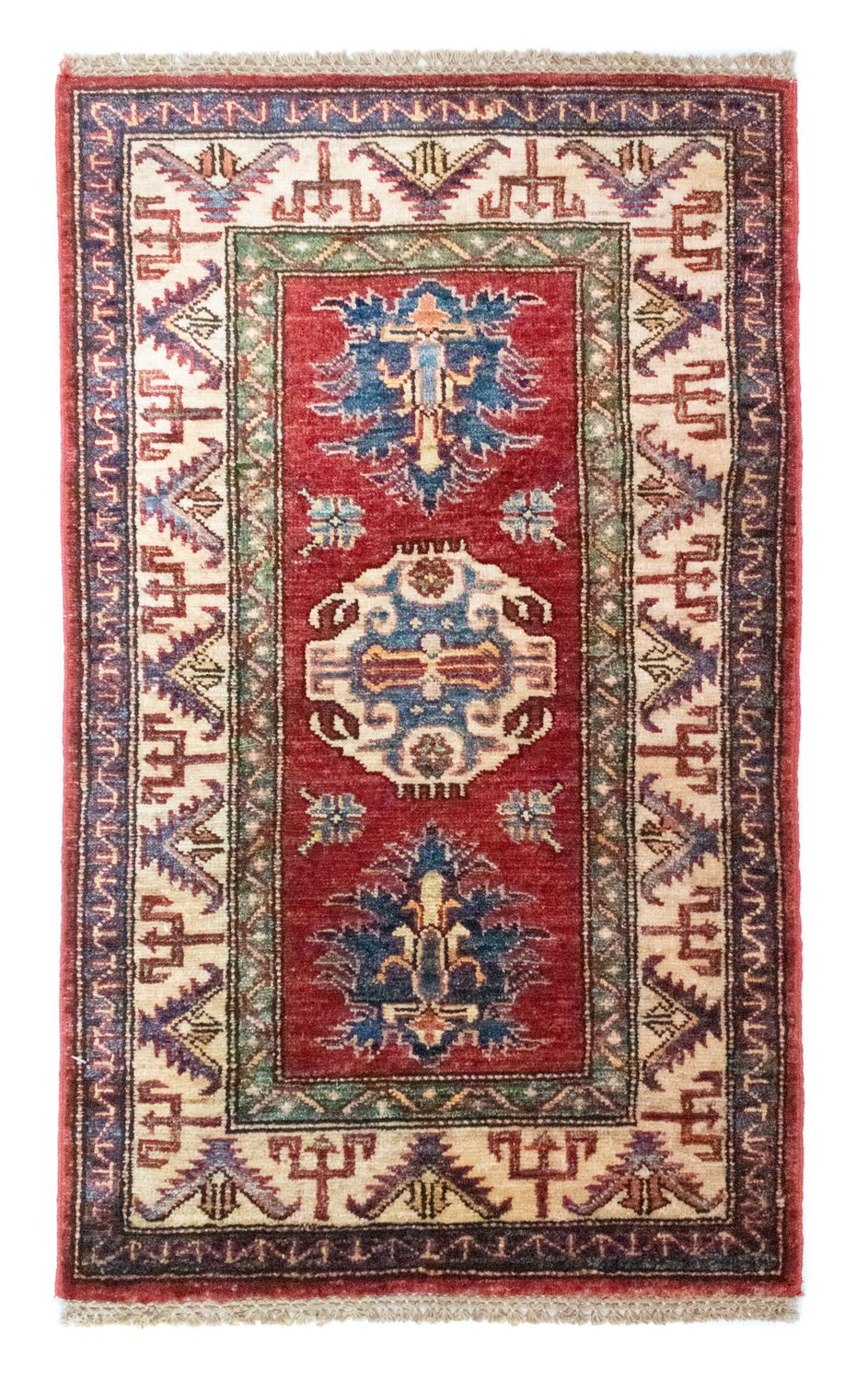 Alfombra Ziegler - Kazak - 96 x 57 cm - rojo