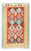 Alfombra Kelim - Splash - 154 x 99 cm - rojo oscuro