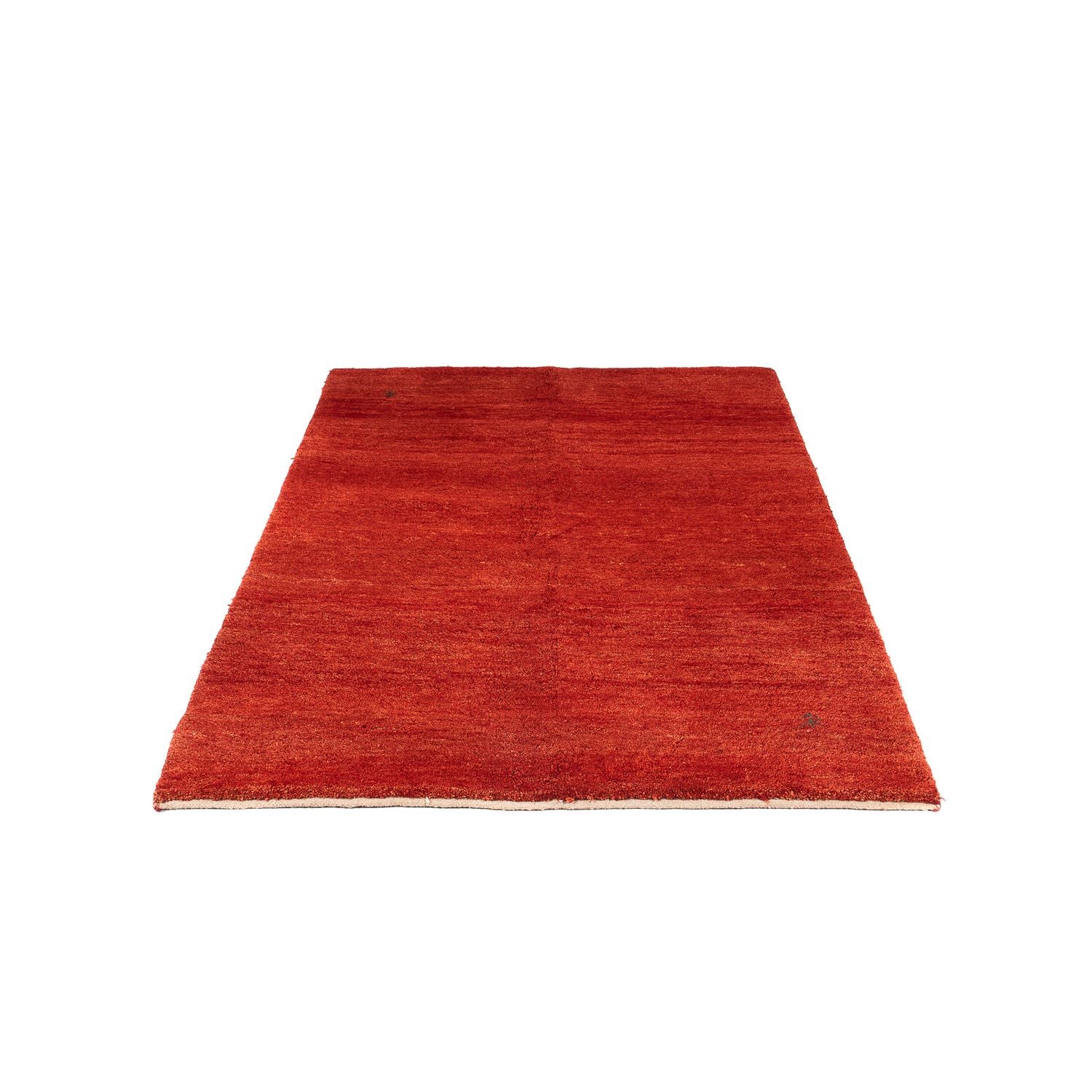Alfombra Gabbeh - Loribaft Persa - 182 x 122 cm - rojo oscuro
