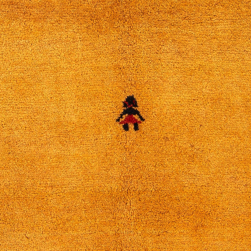 Alfombra Gabbeh - Loribaft Persa - 180 x 109 cm - naranja