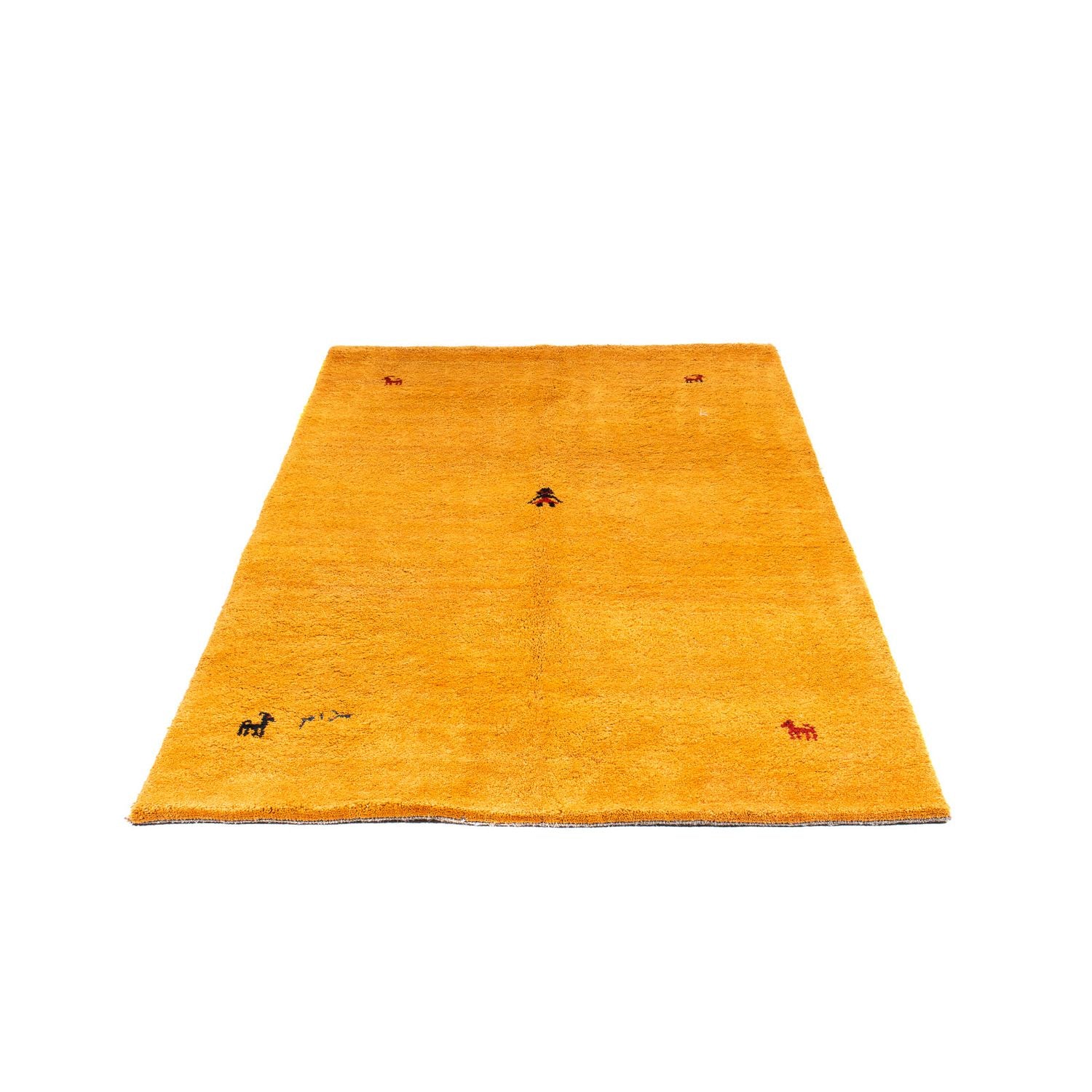 Alfombra Gabbeh - Loribaft Persa - 180 x 109 cm - naranja