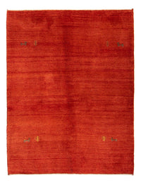 Alfombra Gabbeh - Loribaft Persa - 182 x 130 cm - rojo oscuro