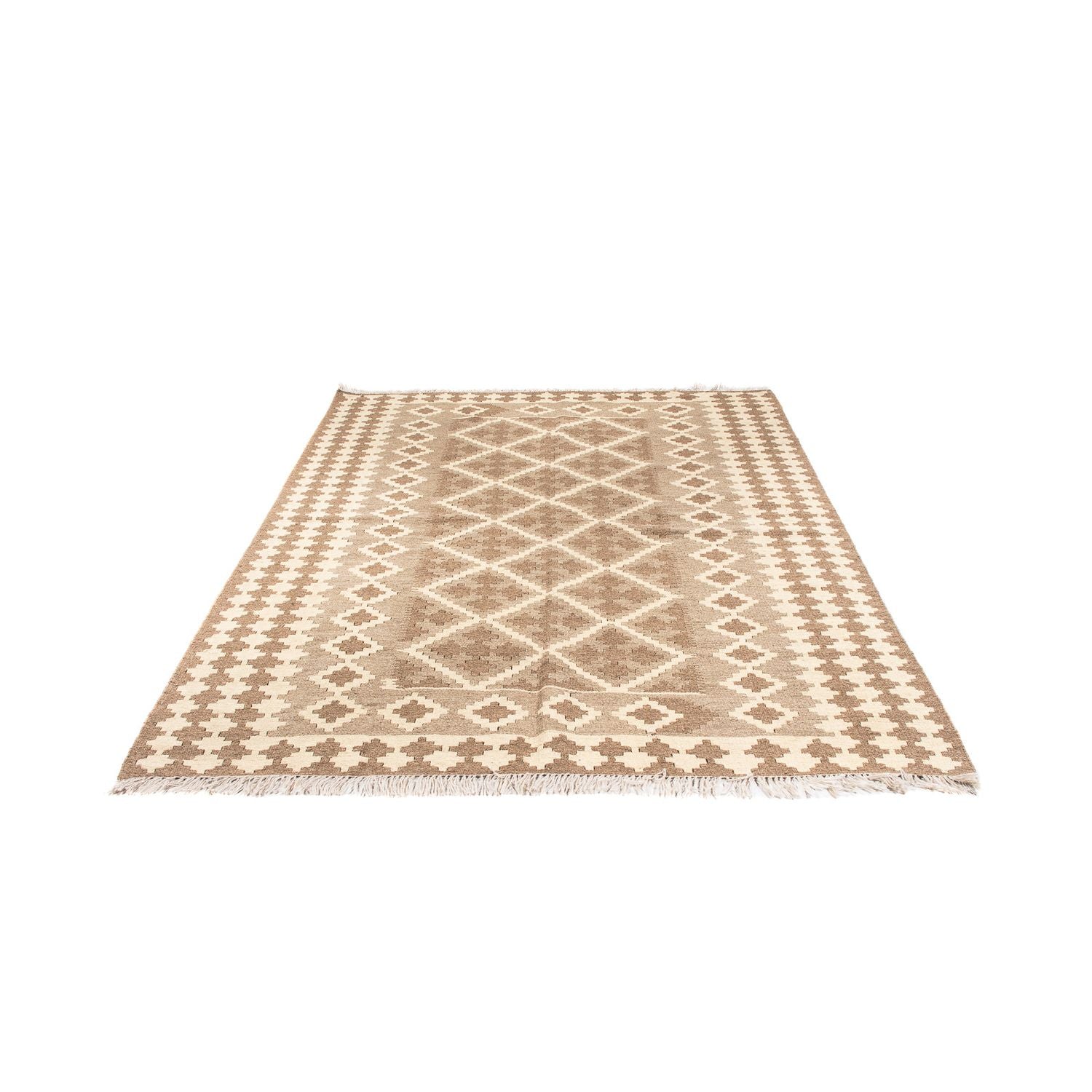 Alfombra Kelim - Oriental - 218 x 163 cm - marrón claro