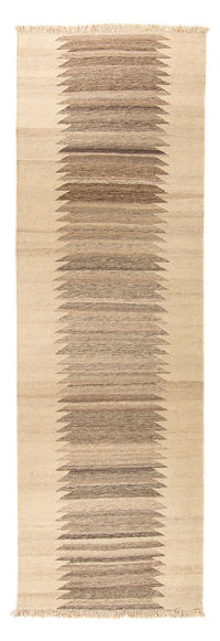 Alfombra de pasillo Alfombra Kelim - Oriental - 293 x 96 cm - beige