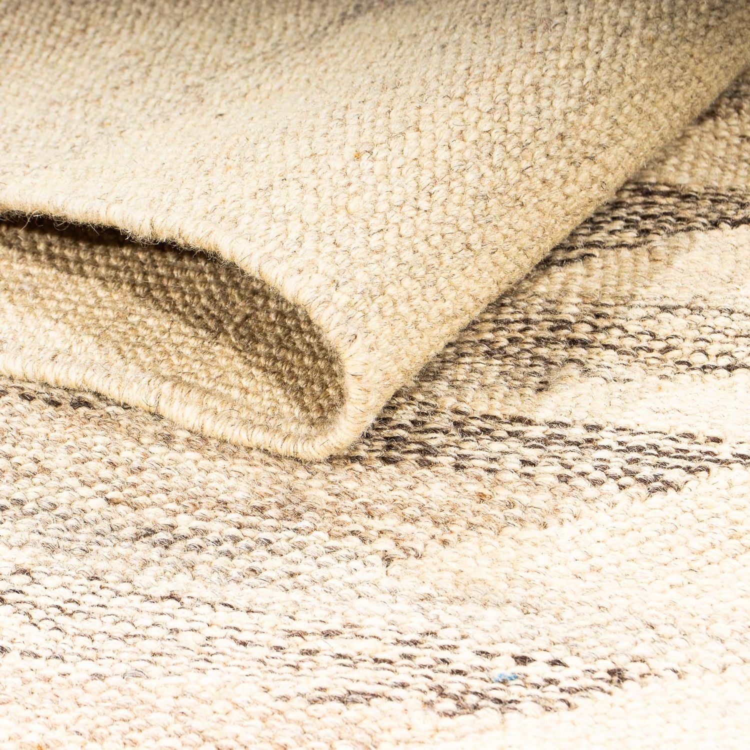 Alfombra de pasillo Alfombra Kelim - Oriental - 293 x 96 cm - beige