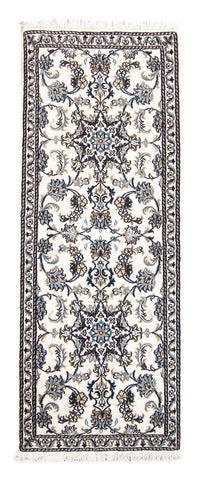Alfombra de pasillo Alfombra persa - Nain - 192 x 76 cm - beige