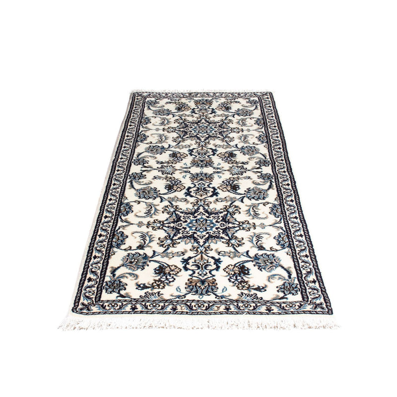 Alfombra de pasillo Alfombra persa - Nain - 192 x 76 cm - beige