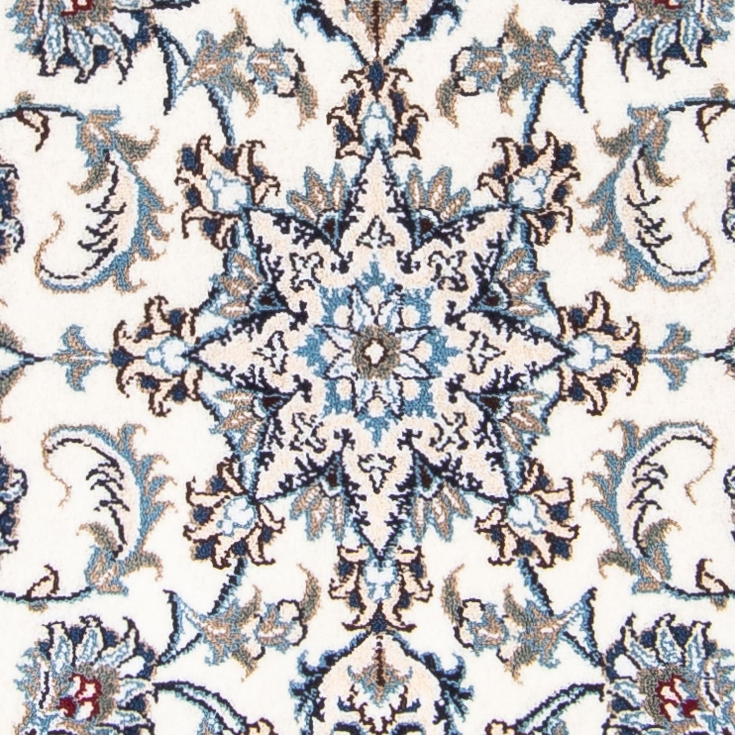 Alfombra de pasillo Alfombra persa - Nain - 296 x 76 cm - beige