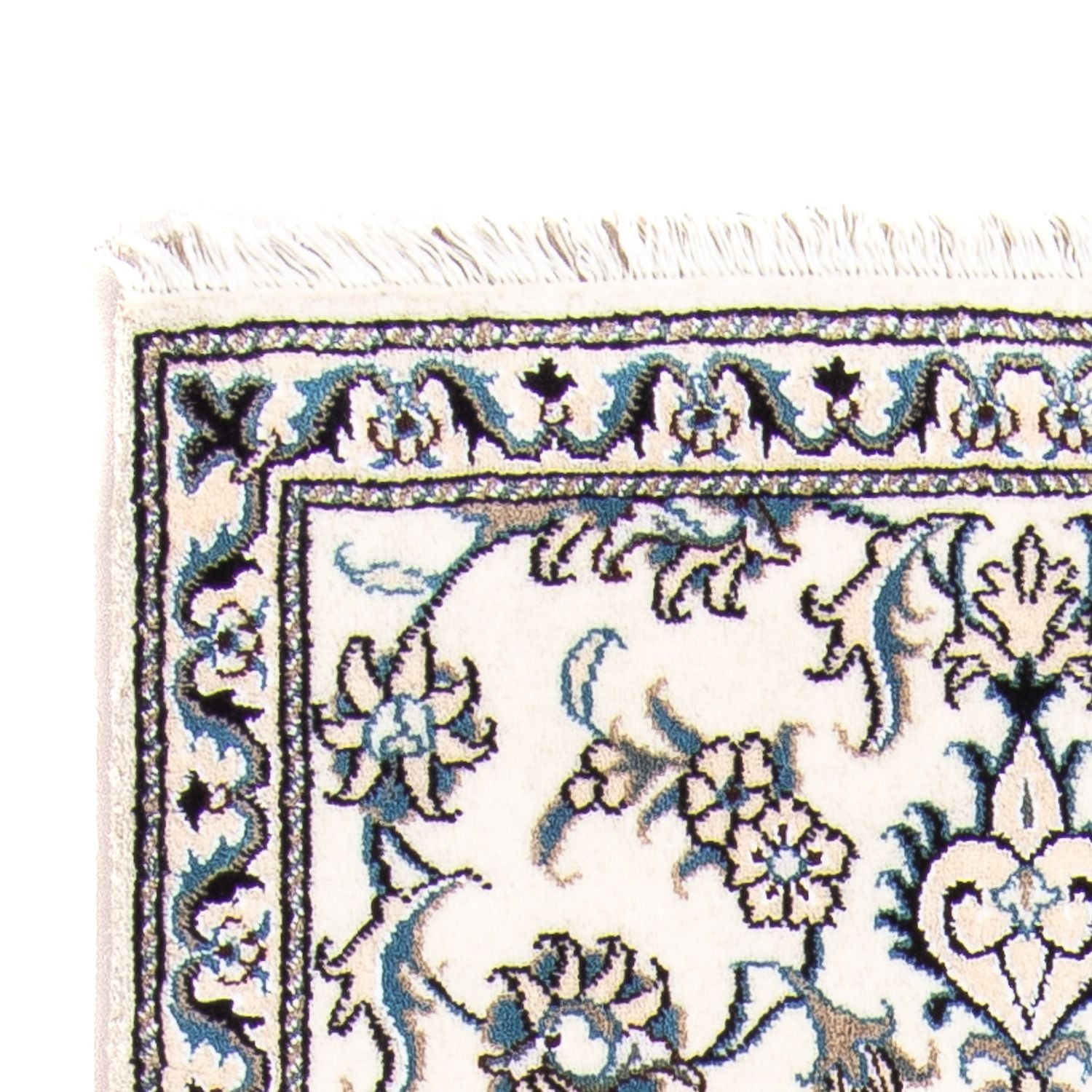 Alfombra de pasillo Alfombra persa - Nain - 200 x 80 cm - beige