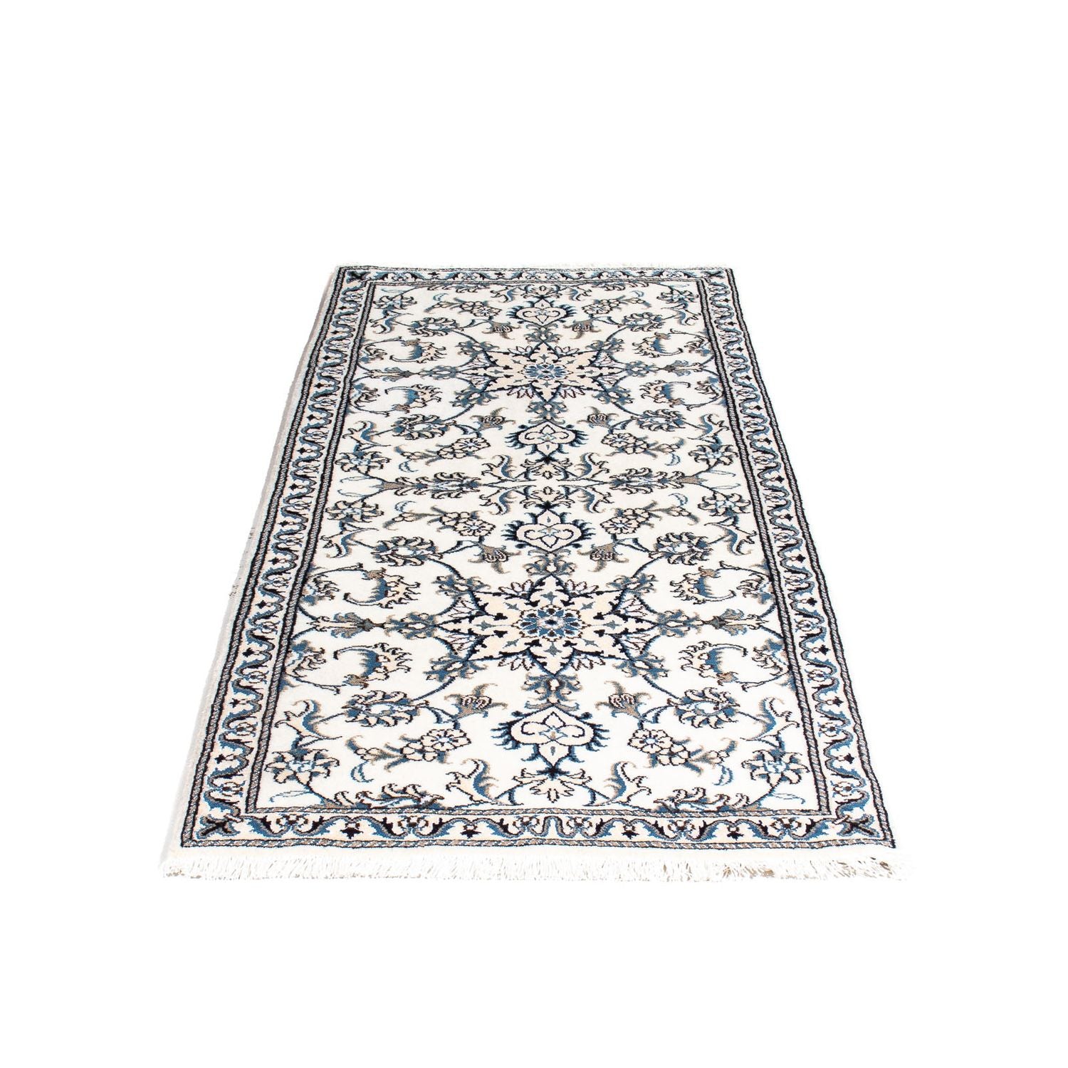 Alfombra de pasillo Alfombra persa - Nain - 200 x 80 cm - beige