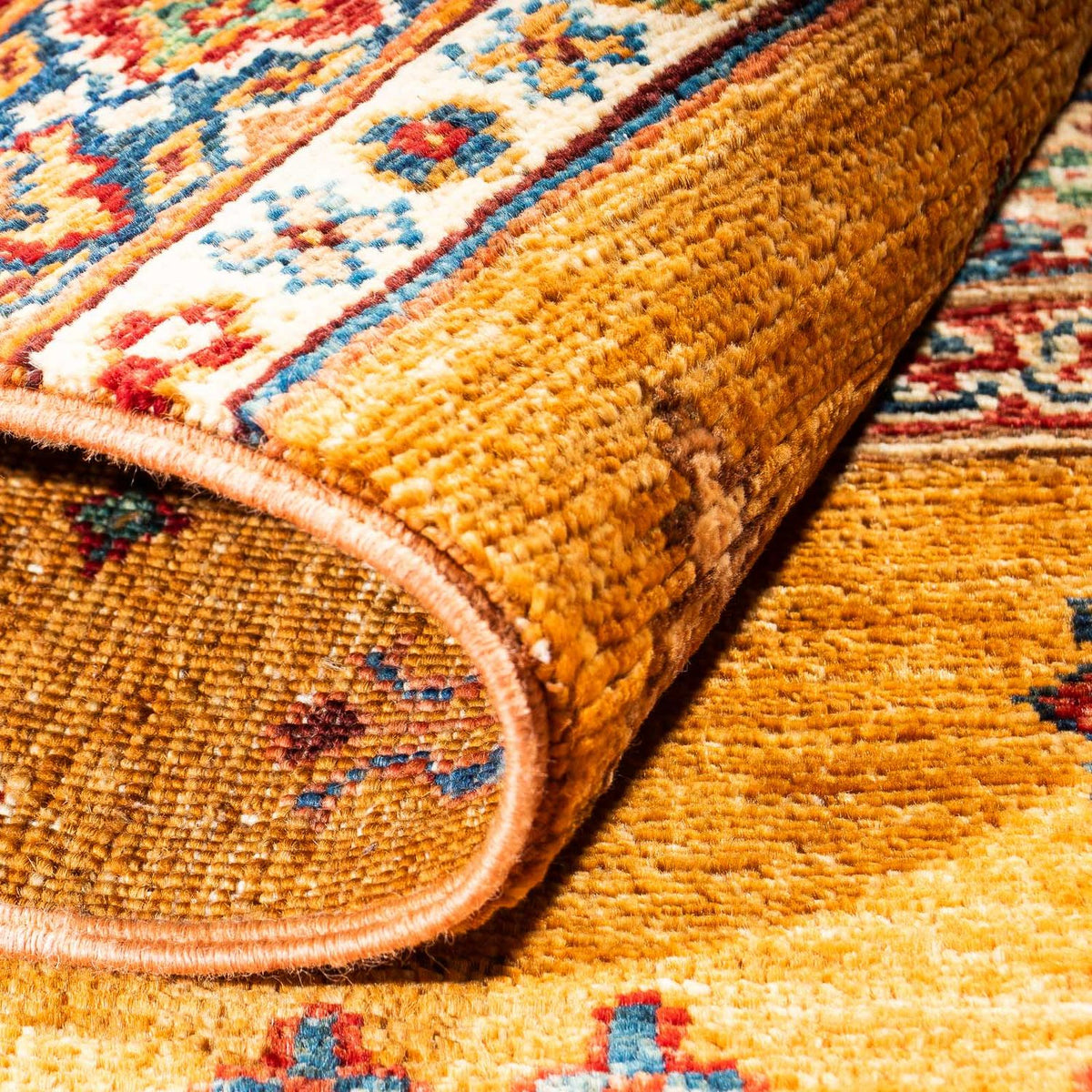 Alfombra de pasillo Alfombra Ziegler - Shal - 215 x 74 cm - naranja