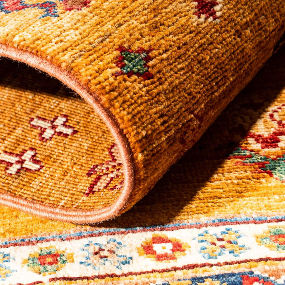 Alfombra de pasillo Alfombra Ziegler - Shal - 215 x 74 cm - naranja