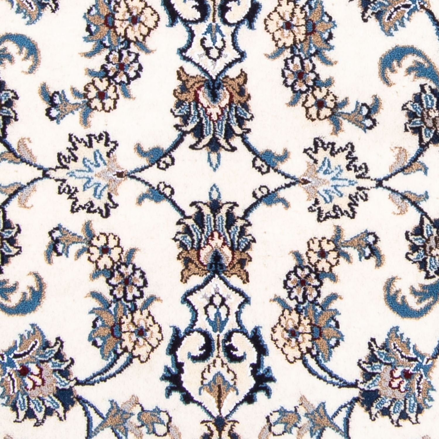 Alfombra de pasillo Alfombra persa - Nain - 202 x 80 cm - beige