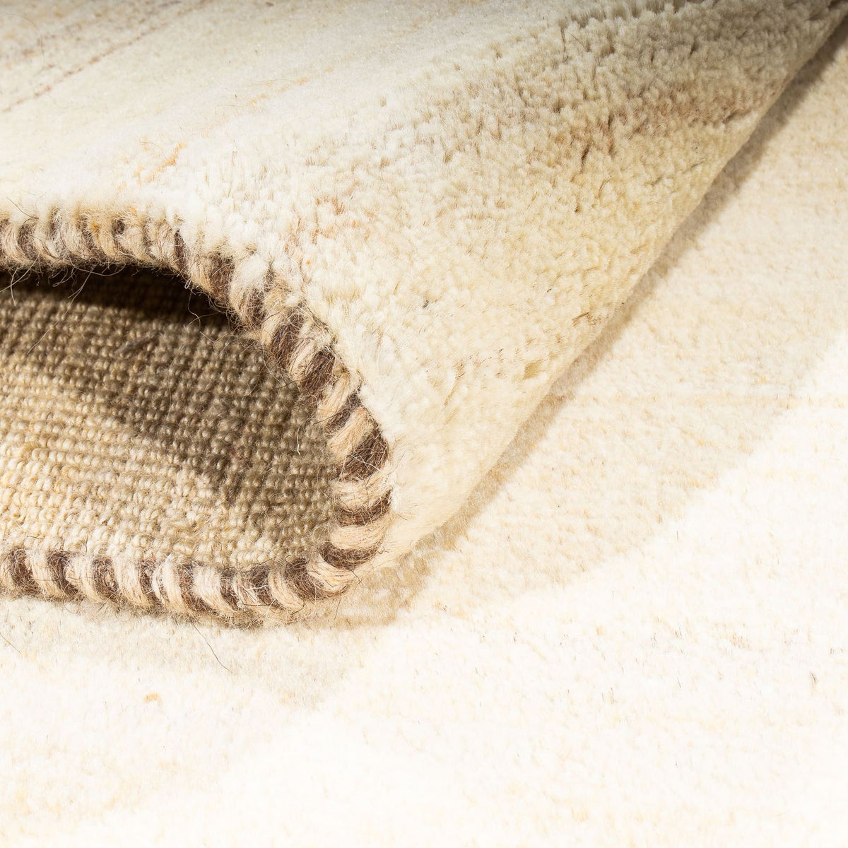 Alfombra Gabbeh - Persa - 154 x 95 cm - beige claro