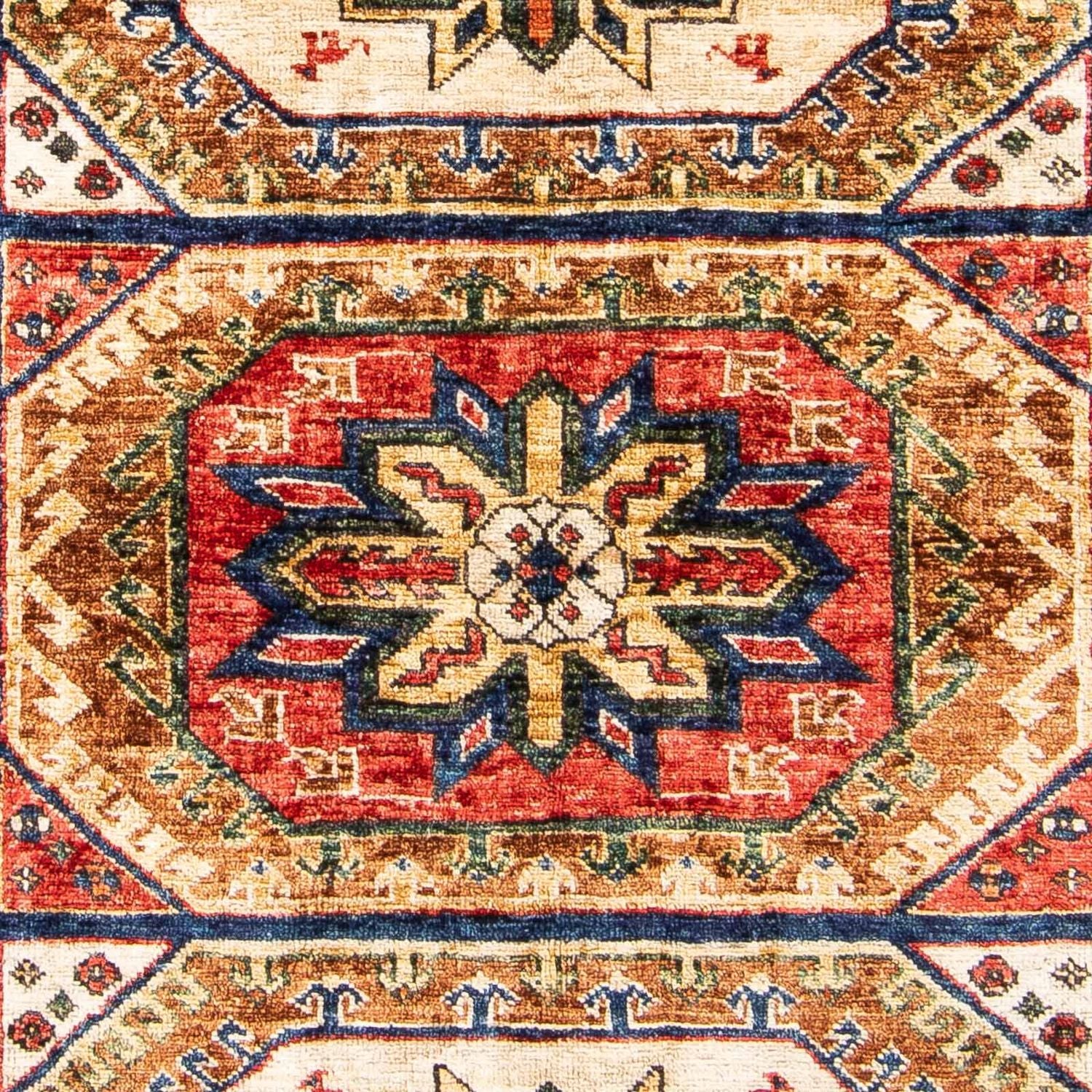 Alfombra afgana - 185 x 122 cm - azul oscuro