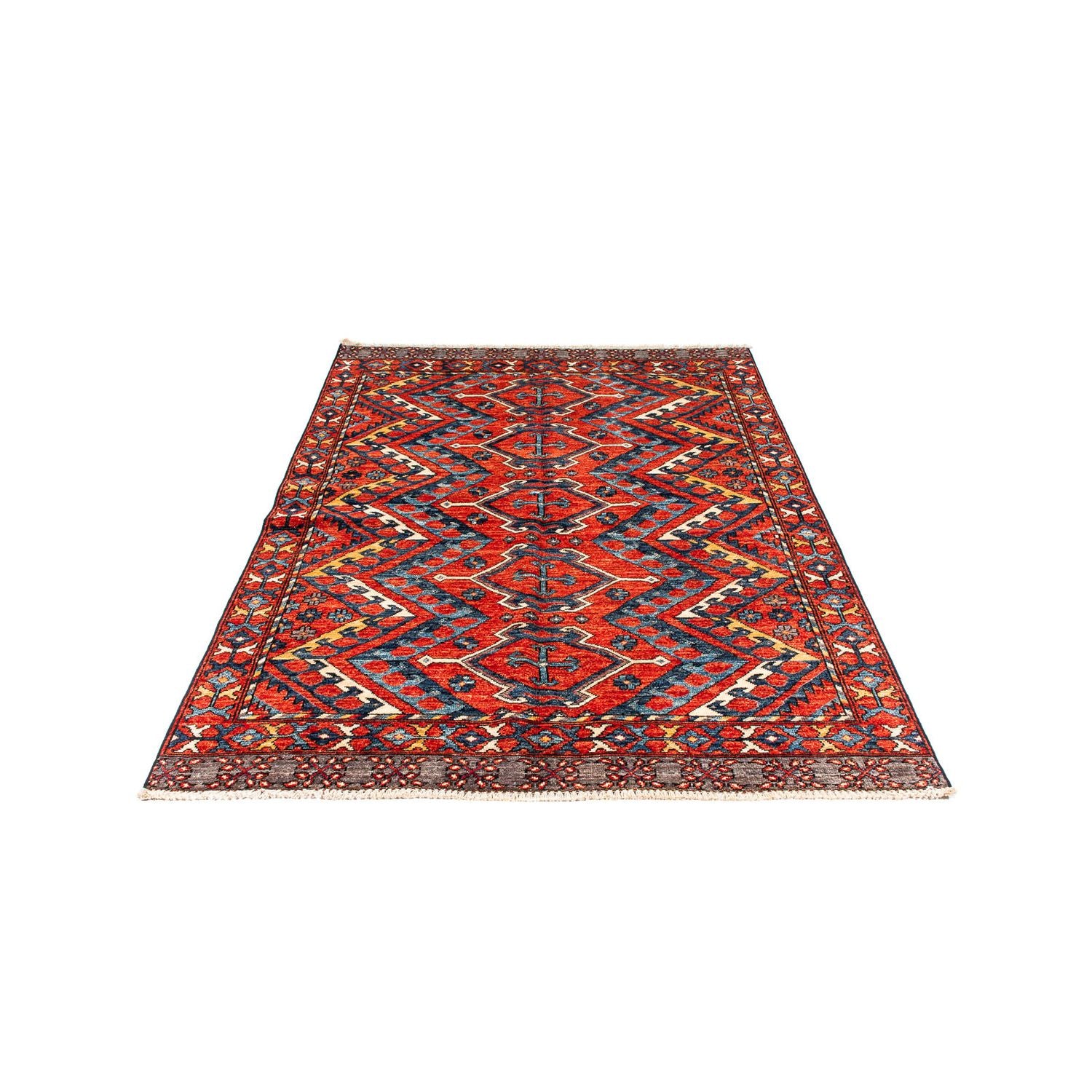 Alfombra afgana - 182 x 118 cm - multicolor