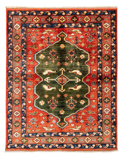Alfombra afgana 150x195cm - Alfombra oriental - rojo