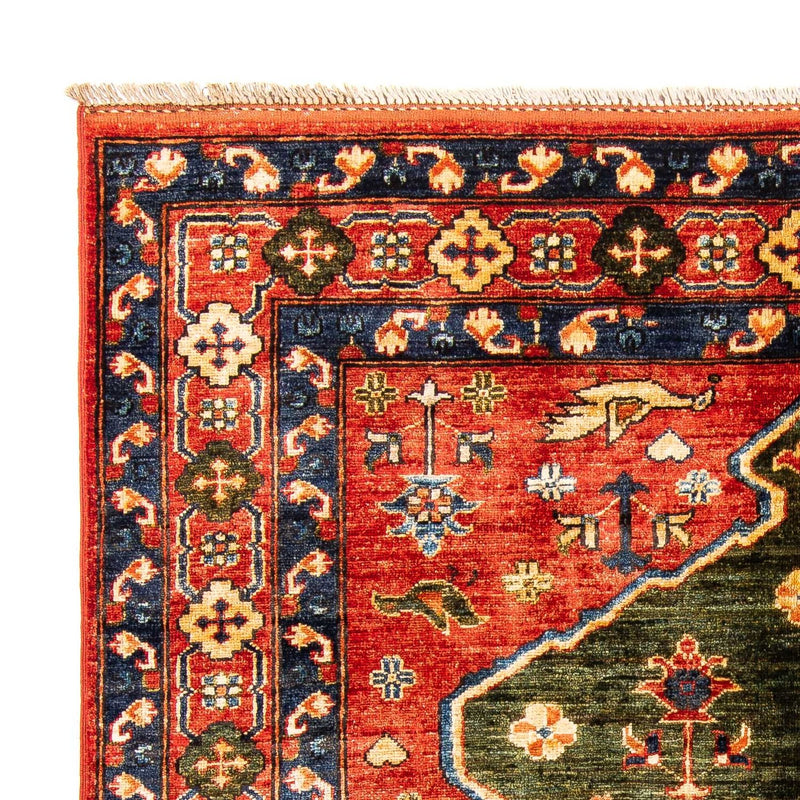 Alfombra afgana - 195 x 150 cm - rojo