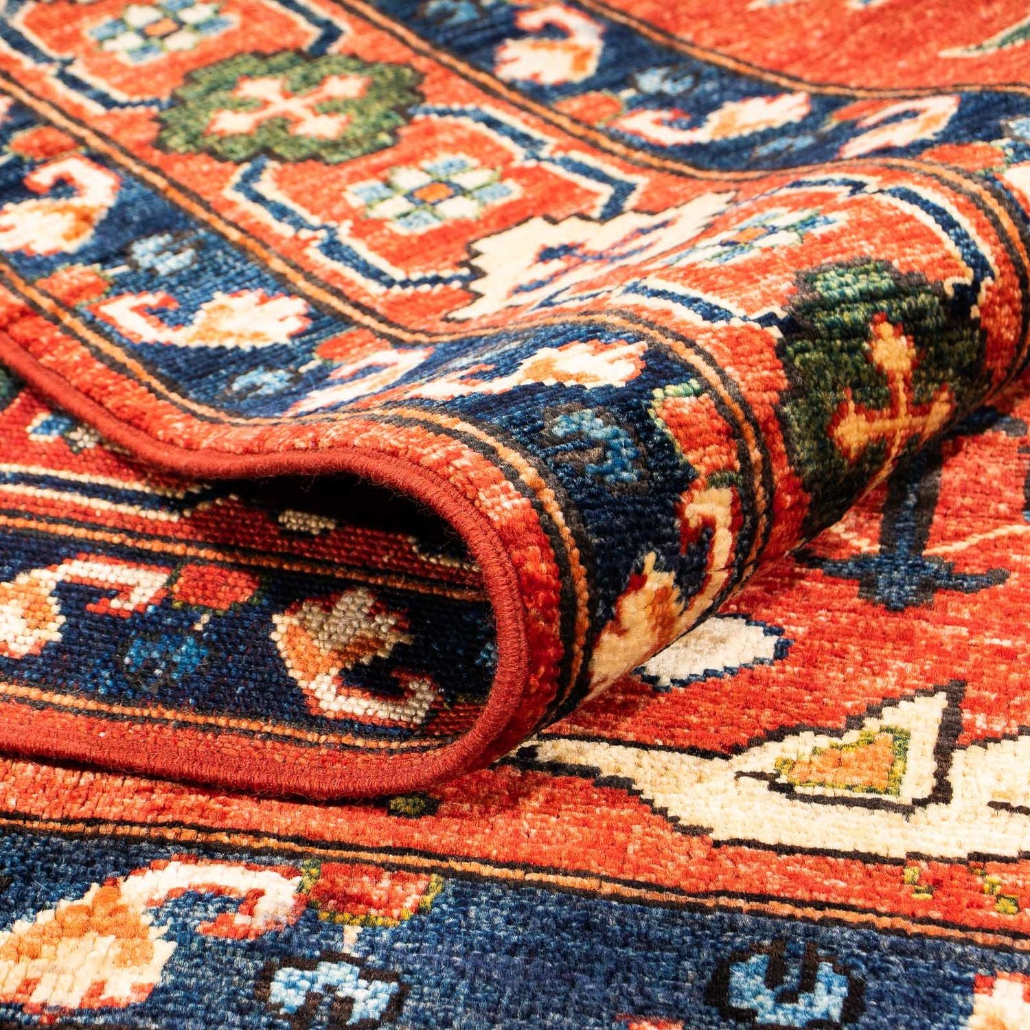 Alfombra afgana - 195 x 150 cm - rojo