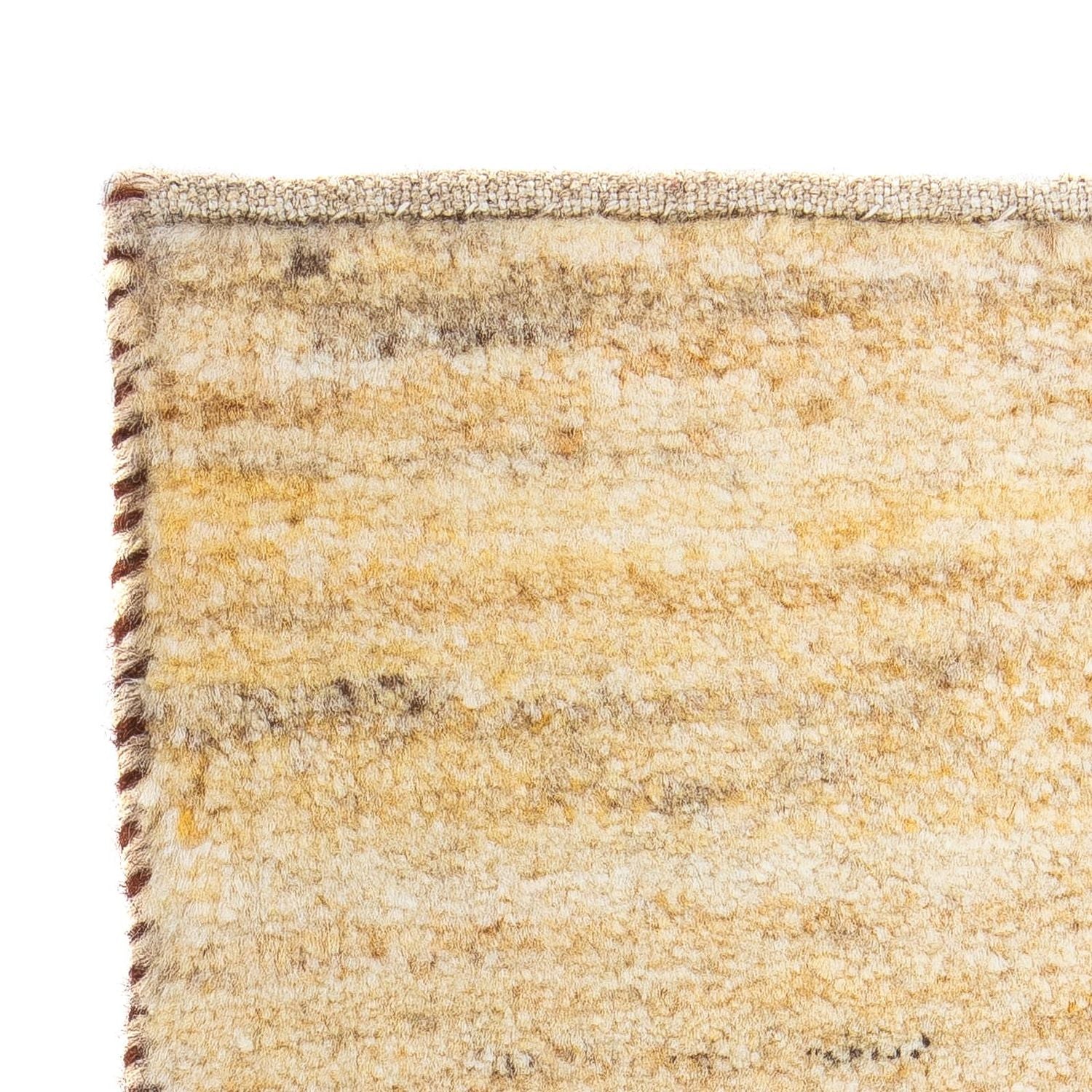Alfombra Gabbeh - Loribaft Persa - 60 x 40 cm - beige