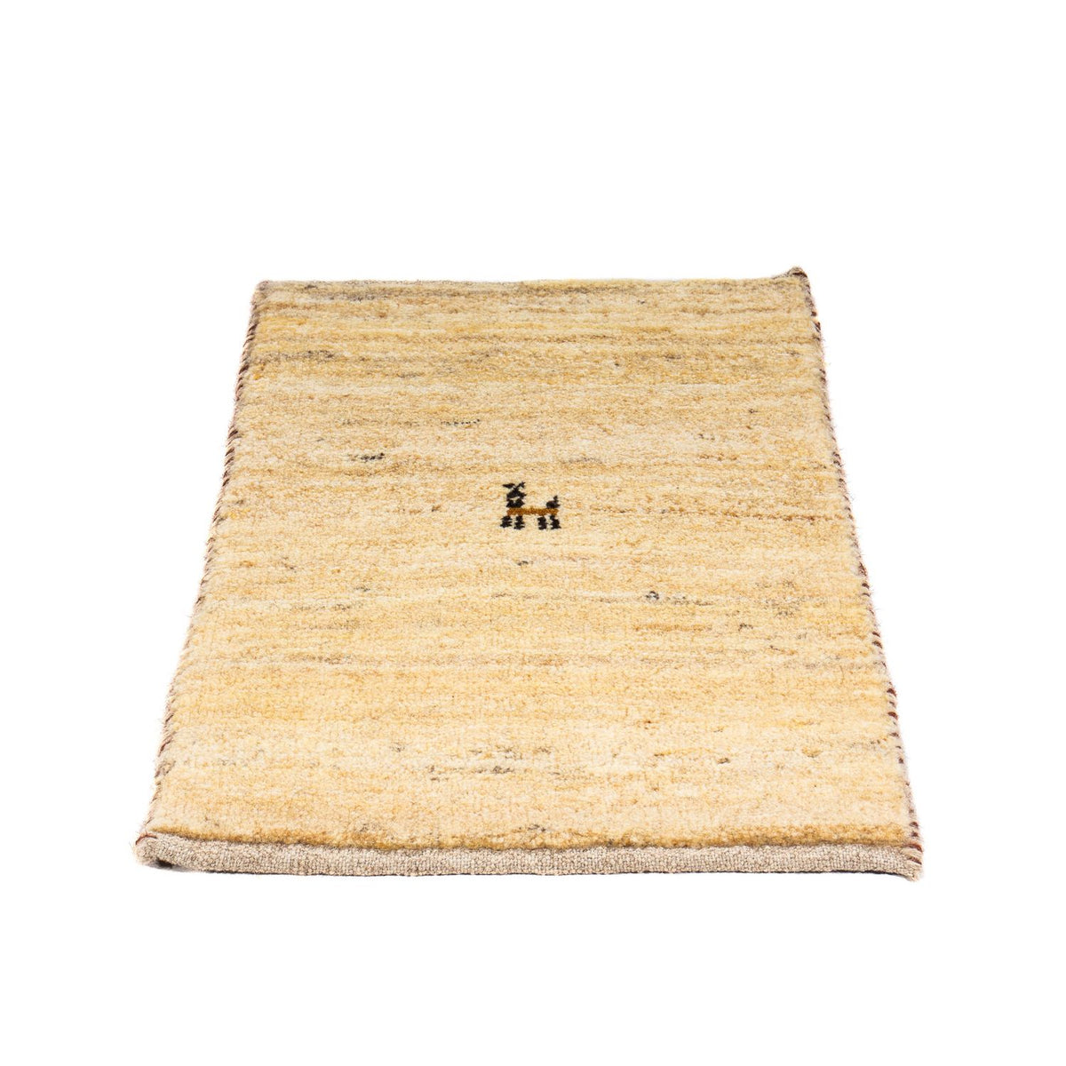 Alfombra Gabbeh - Loribaft Persa - 60 x 40 cm - beige