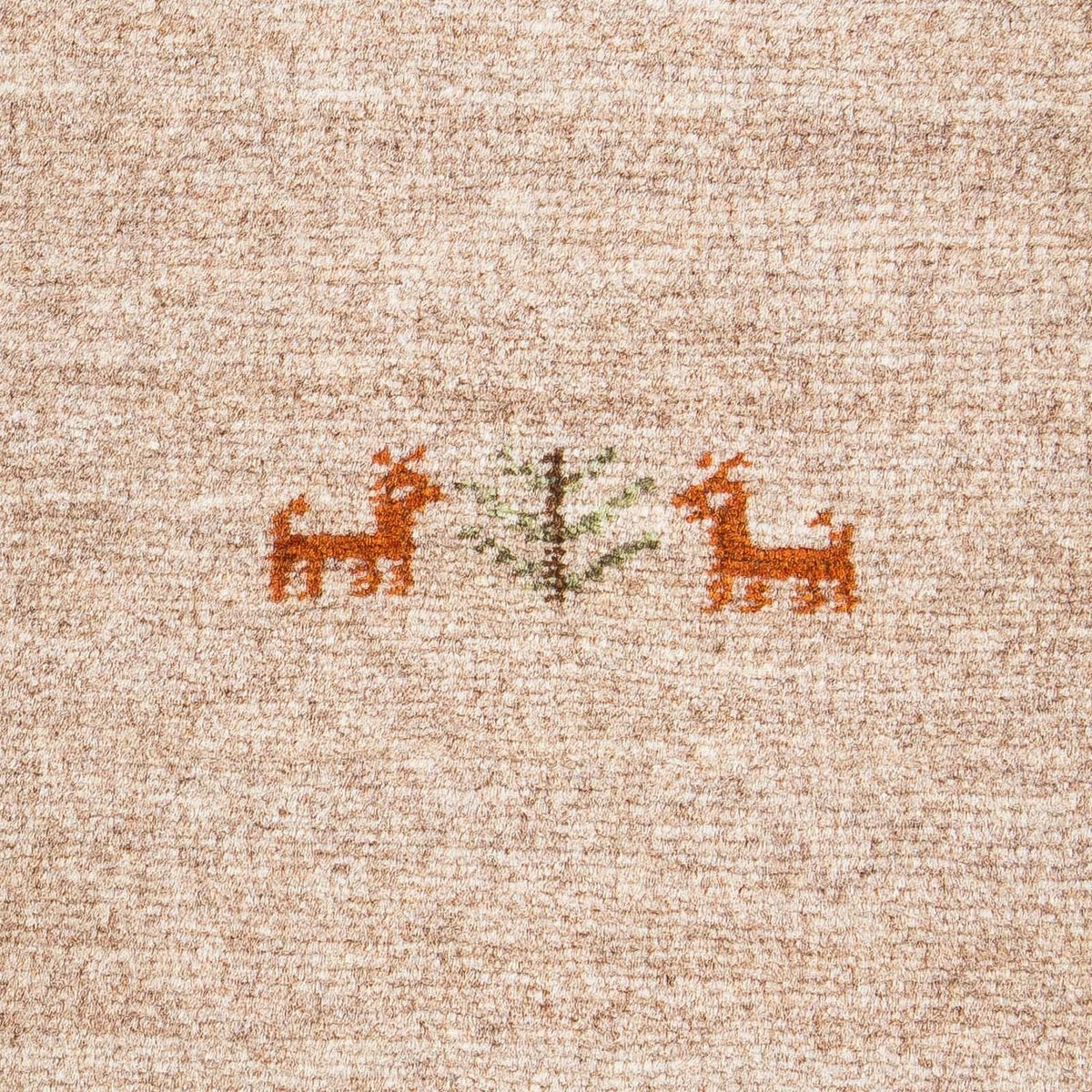 Alfombra Gabbeh - Loribaft Persa - 60 x 40 cm - chocolate claro