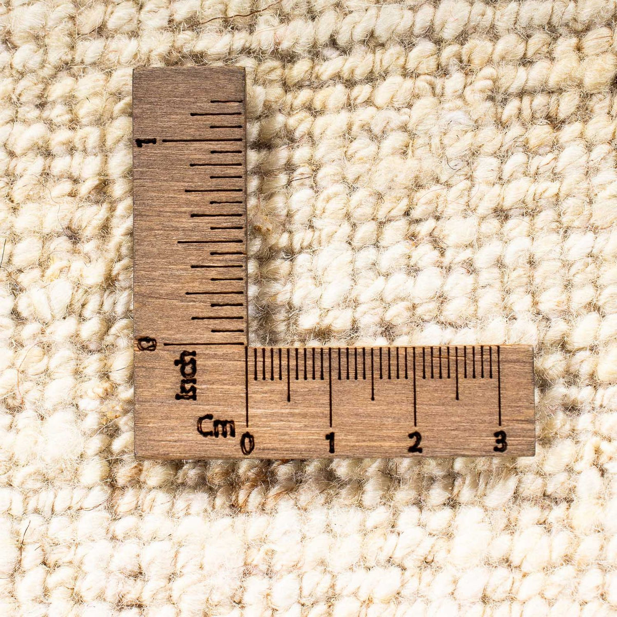 Alfombra Gabbeh - Loribaft Persa - 60 x 40 cm - beige