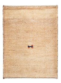 Alfombra Gabbeh - Loribaft Persa - 60 x 40 cm - beige