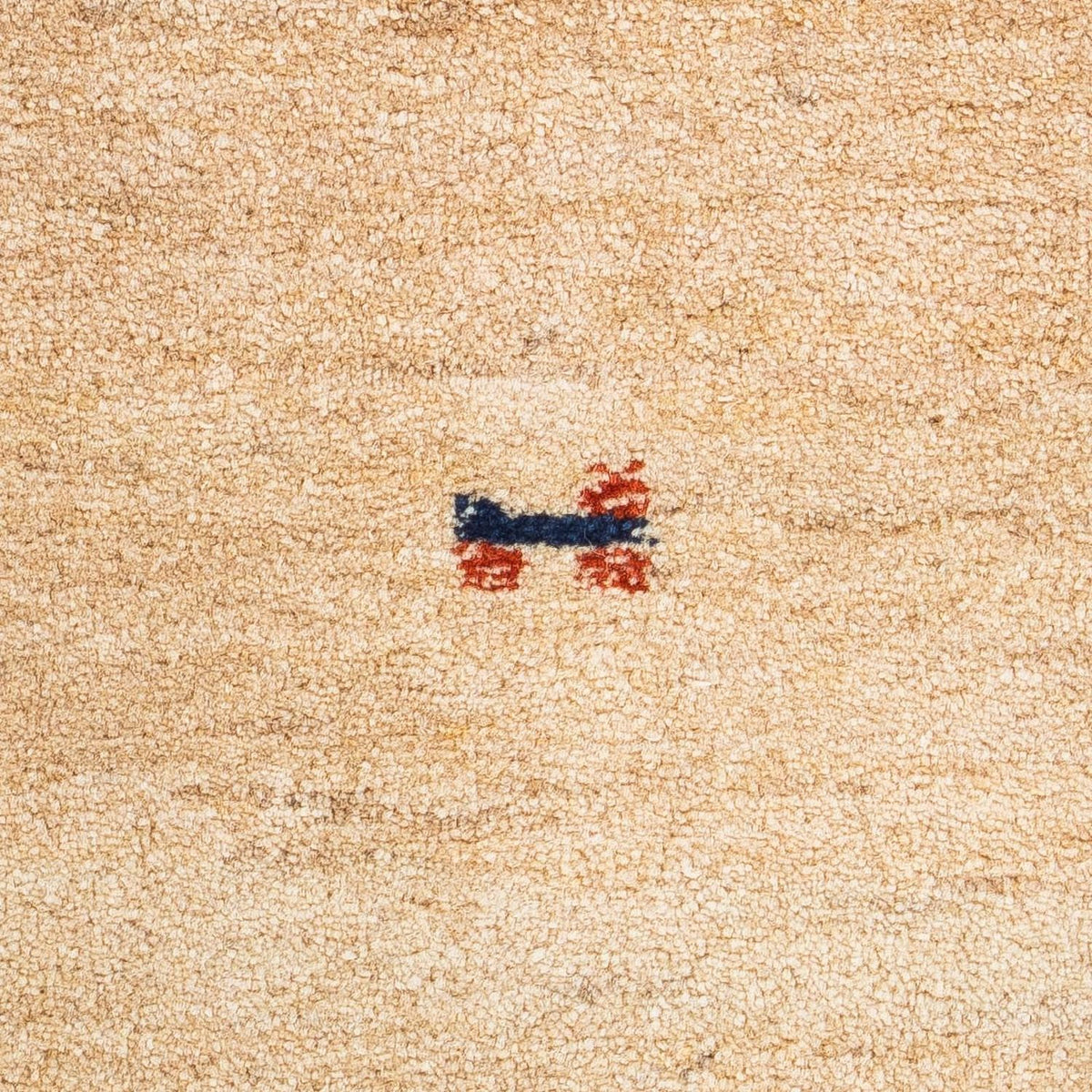 Alfombra Gabbeh - Loribaft Persa - 60 x 40 cm - beige