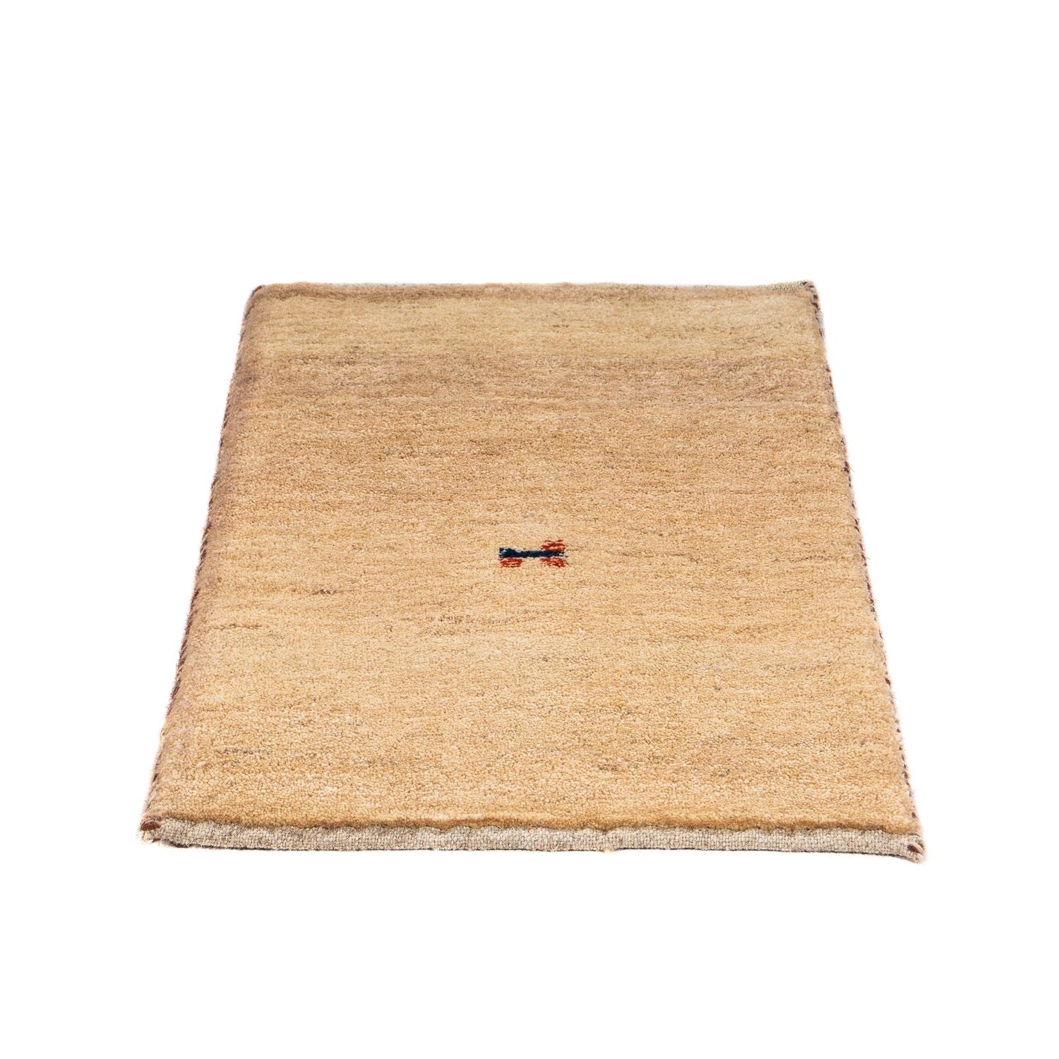 Alfombra Gabbeh - Loribaft Persa - 60 x 40 cm - beige