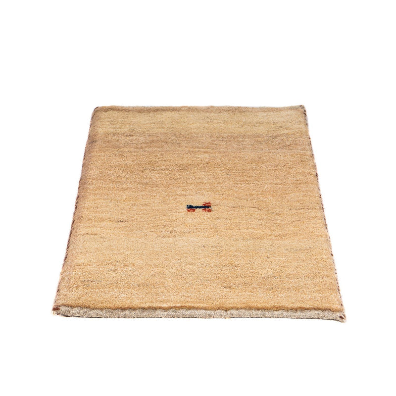 Alfombra Gabbeh - Loribaft Persa - 60 x 40 cm - beige
