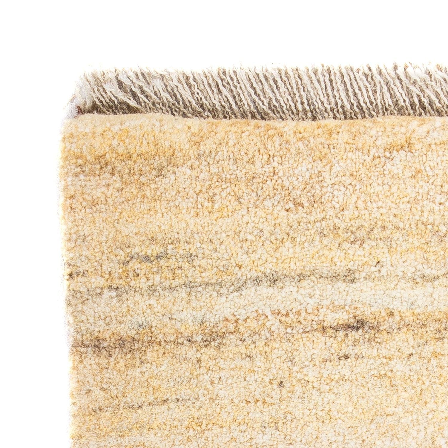 Alfombra Gabbeh - Loribaft Persa - 60 x 40 cm - beige