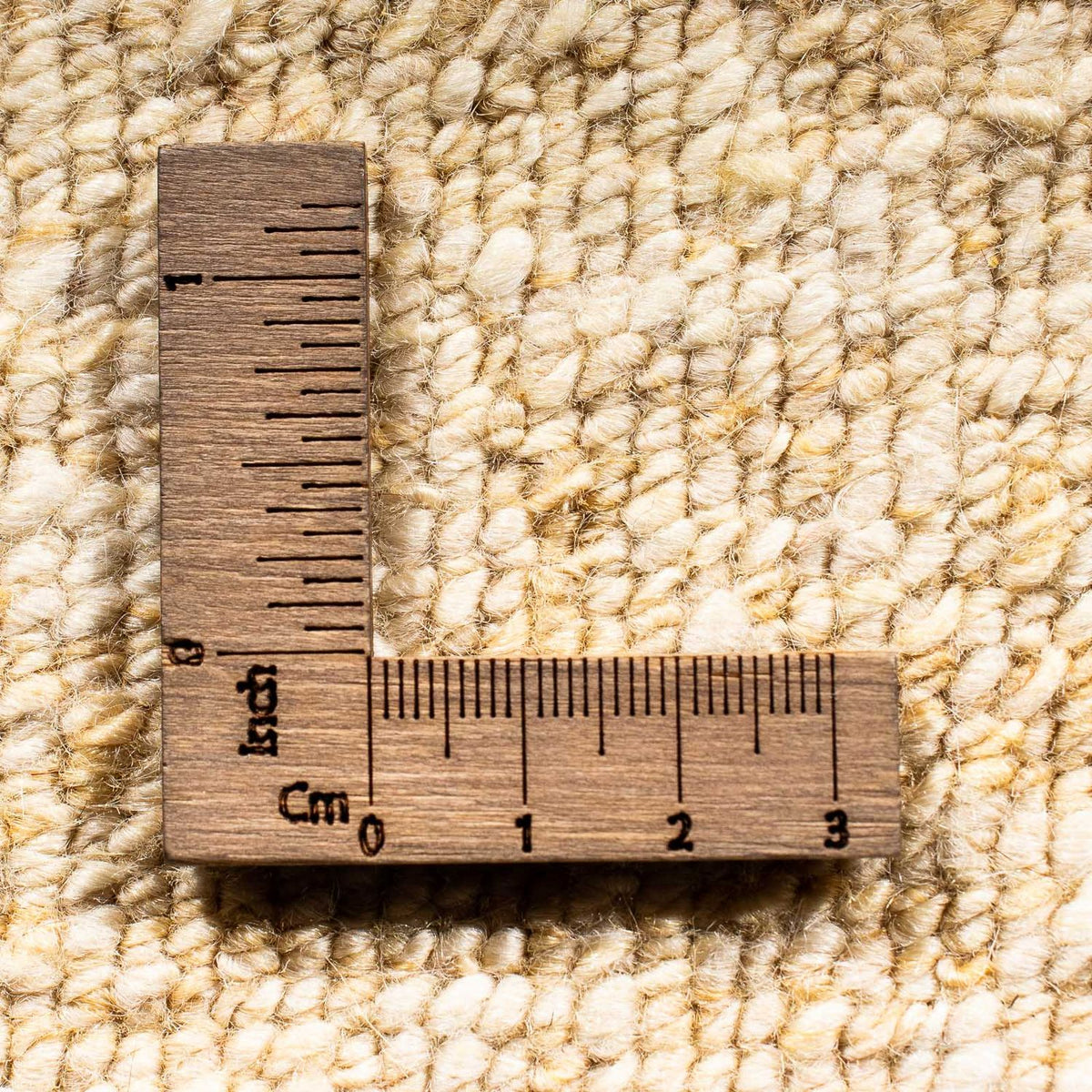 Alfombra Gabbeh - Loribaft Persa - 60 x 40 cm - beige