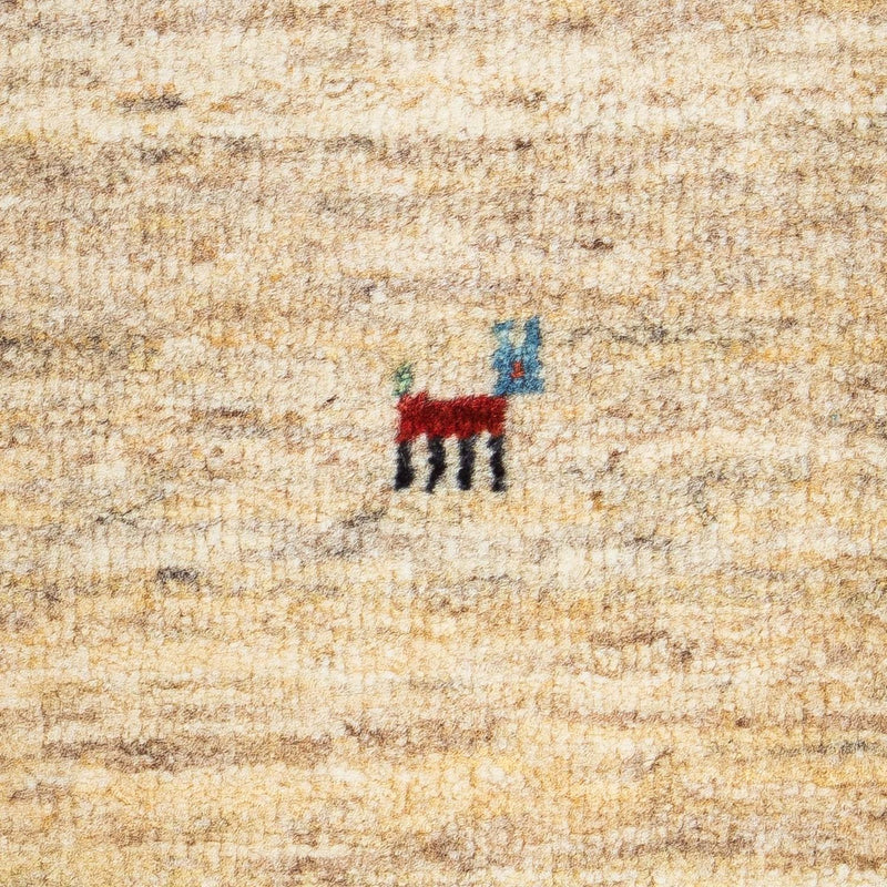 Alfombra Gabbeh - Loribaft Persa - 60 x 40 cm - beige