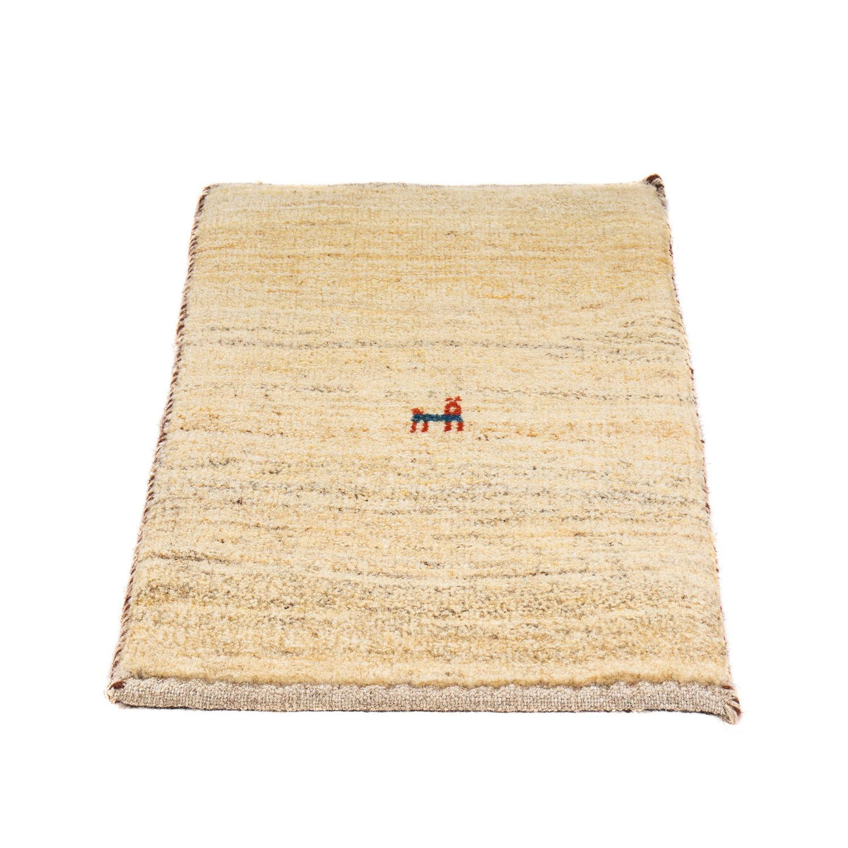 Alfombra Gabbeh - Loribaft Persa - 60 x 40 cm - beige