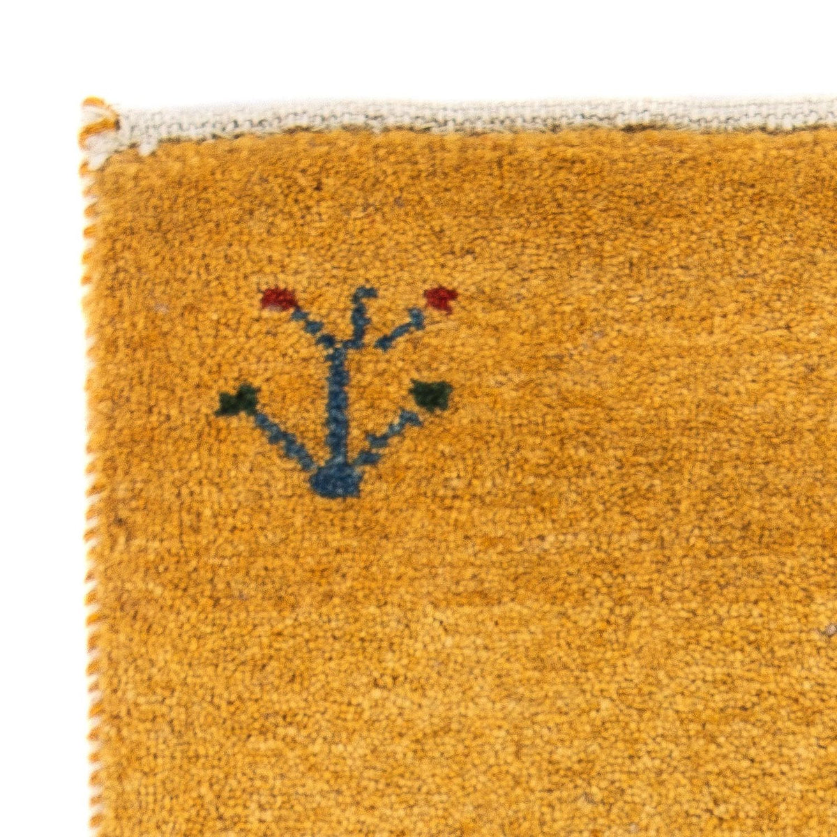 Alfombra Gabbeh - Loribaft Persa - 60 x 40 cm - naranja