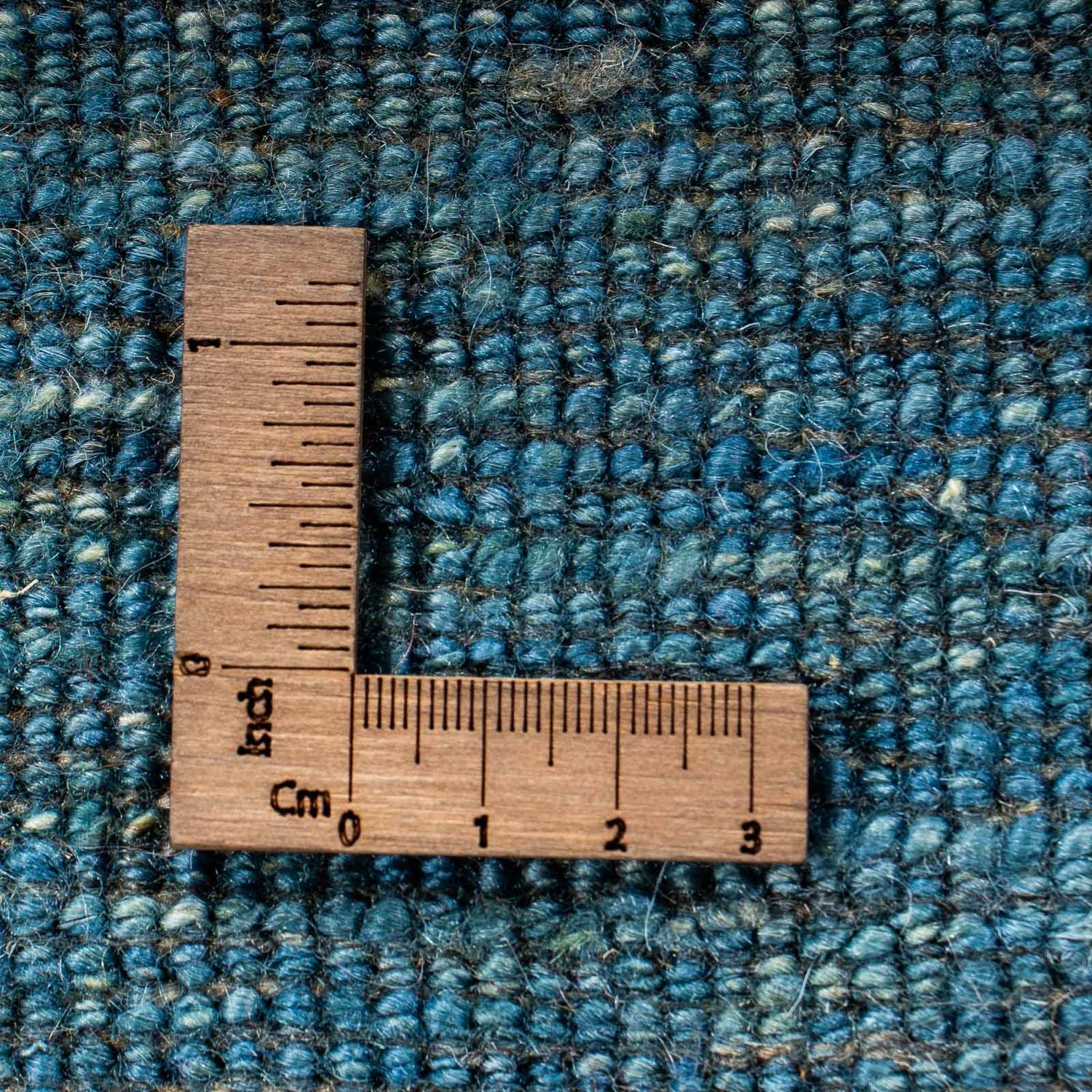 Alfombra Gabbeh - Loribaft Persa - 60 x 40 cm - azul claro