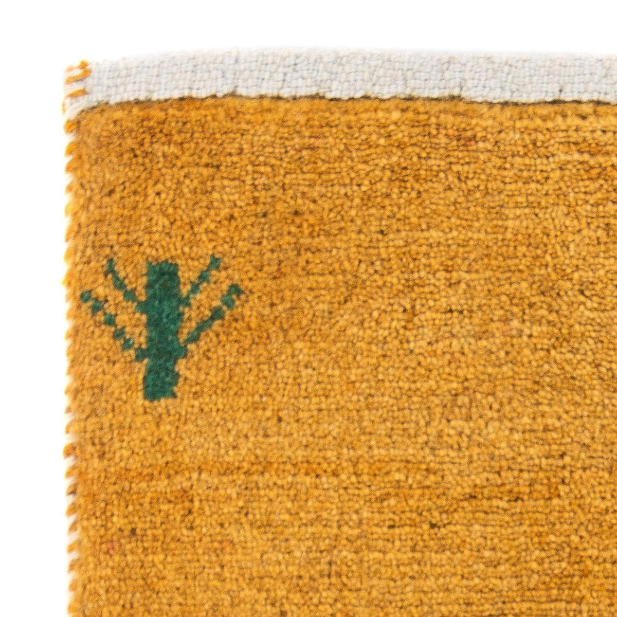 Alfombra Gabbeh - Loribaft Persa - 60 x 40 cm - naranja