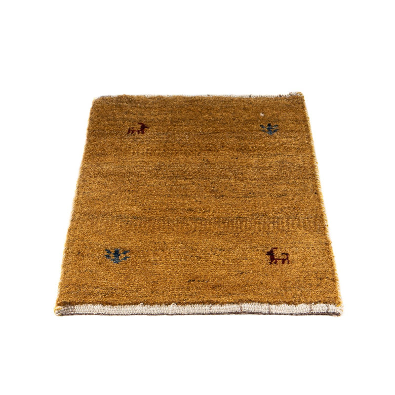 Alfombra Gabbeh - Loribaft Persa - 60 x 40 cm - marrón