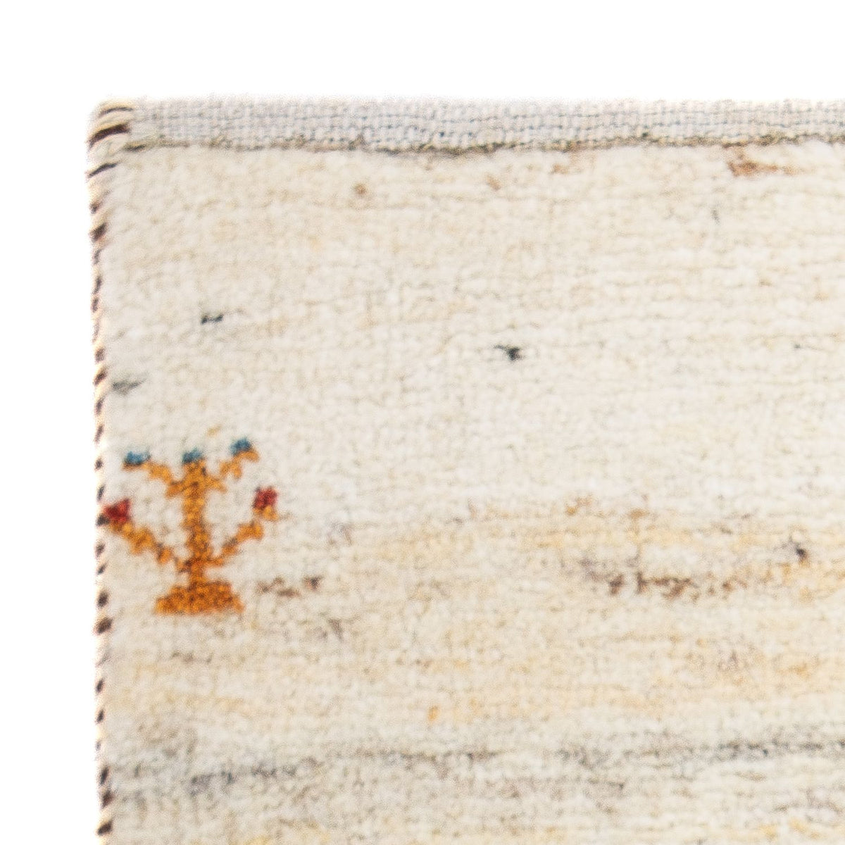 Alfombra Gabbeh - Loribaft Persa - 60 x 40 cm - beige