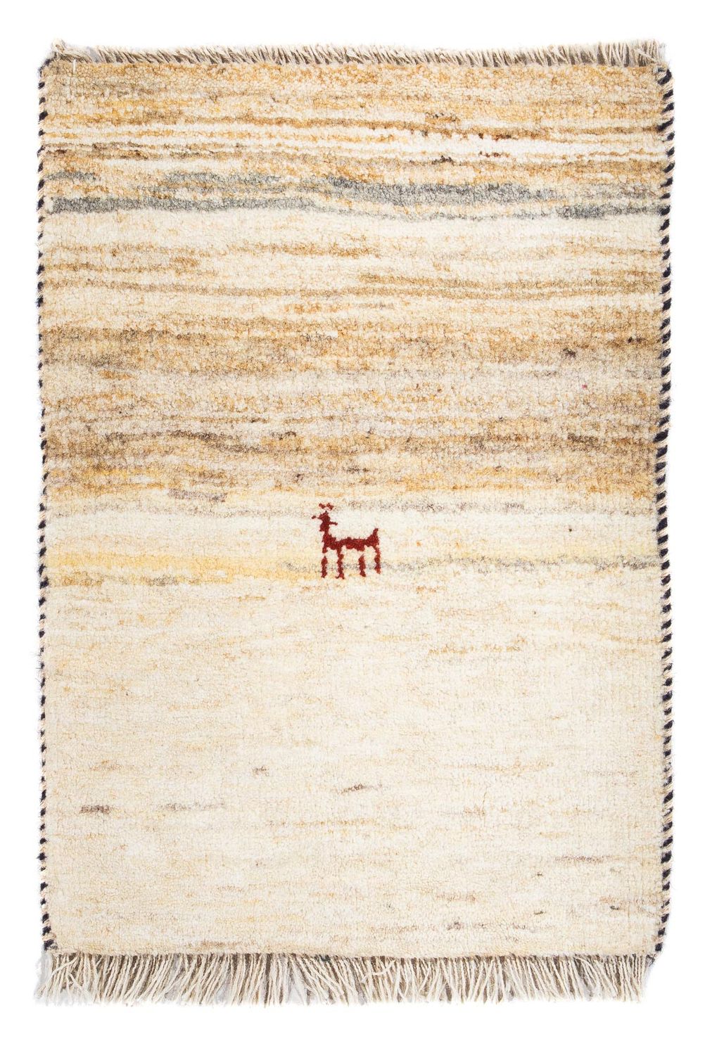 Alfombra Gabbeh - Persa - 60 x 40 cm - beige