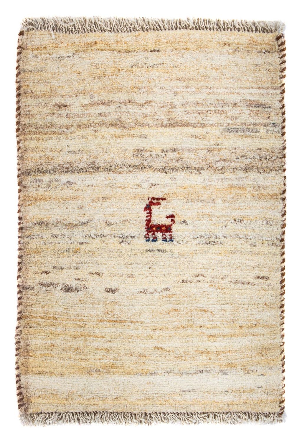 Alfombra Gabbeh - Persa - 60 x 40 cm - beige