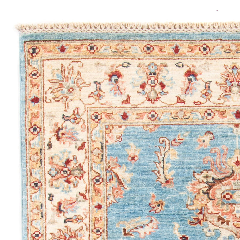 Alfombra Ziegler - 159 x 105 cm - azul claro