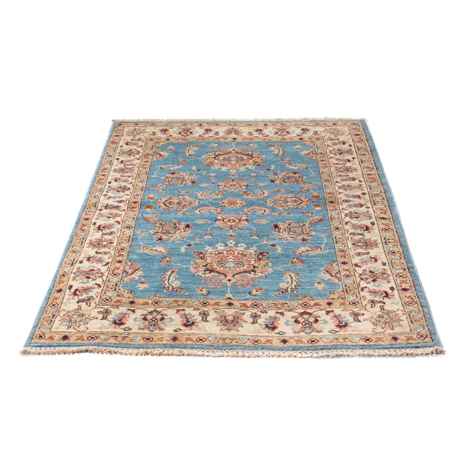 Alfombra Ziegler - 159 x 105 cm - azul claro