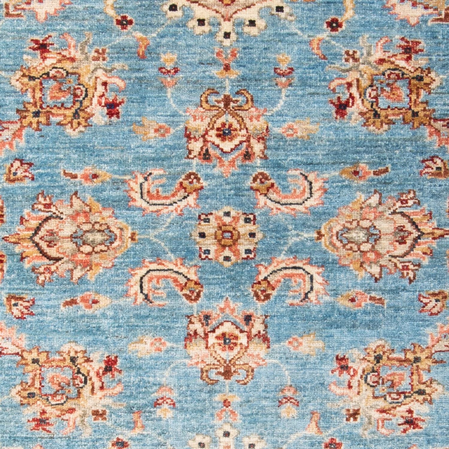 Alfombra Ziegler - 161 x 104 cm - azul claro